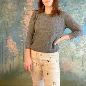 Madewell - thermal tee, size small